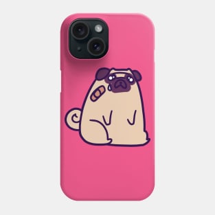 Sad Hurt Pug Phone Case