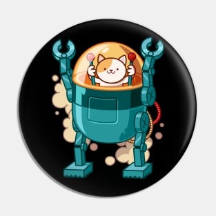 cats robot Pin