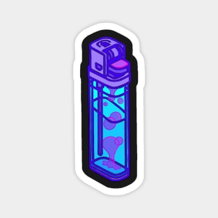 Lava Lamp Lighter Neon Magnet