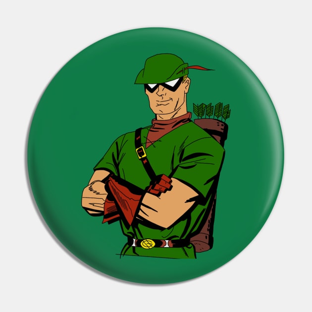 The Green Arrow Pin by pinxtizzle