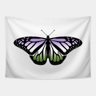 Genderqueer Pride Butterfly Tapestry