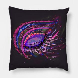 SEEING ME FUCHSIA Pillow