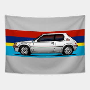 The iconic frensh rally-daily car Tapestry