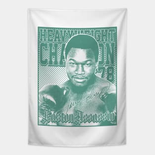 Larry Holmes Retro Green Tapestry