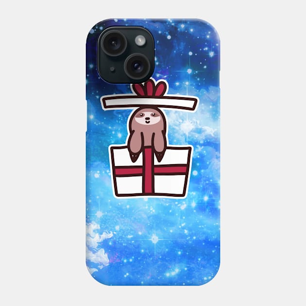 Gift Sloth Night Sky Phone Case by saradaboru