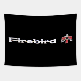 Pontiac Firebird 1960s American classic car badge photo Tapestry