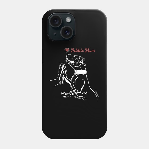 pibble mom Phone Case by JayD World