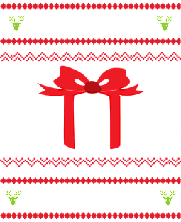 'Gangsta' Cute Christmas Gangsta Wrapper Magnet