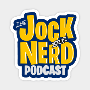 Jock and Nerd Podcast NEW 2021 Logo Magnet