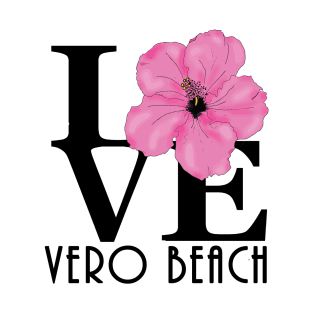 LOVE Vero Beach Pink T-Shirt