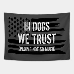 Military Veteran PTSD Service Dog Humor Tapestry