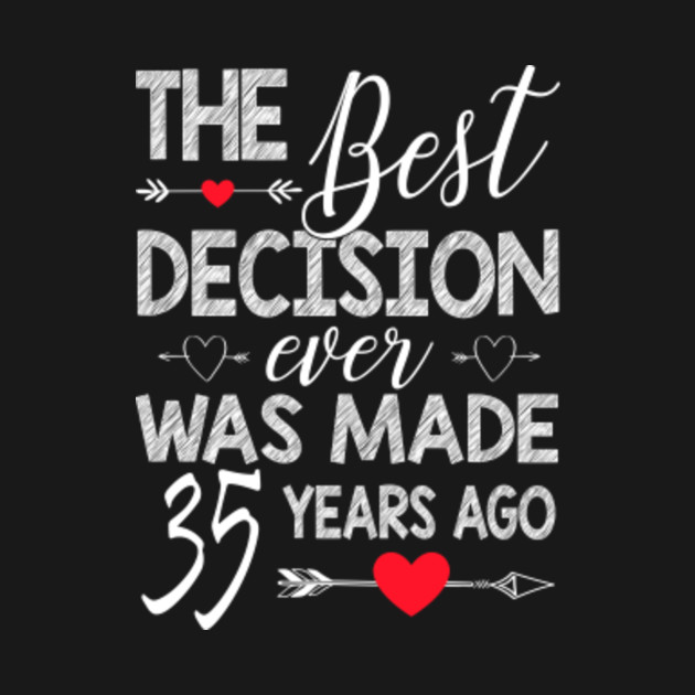 35th Wedding Anniversary Shirt For Couple 35th Wedding