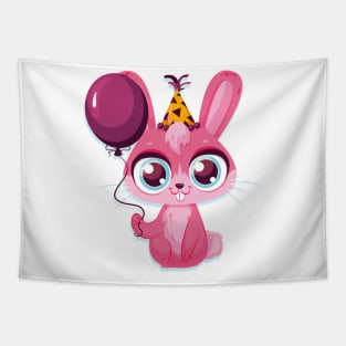 Cartoon Cute Rabbit Art Prints Tapestry