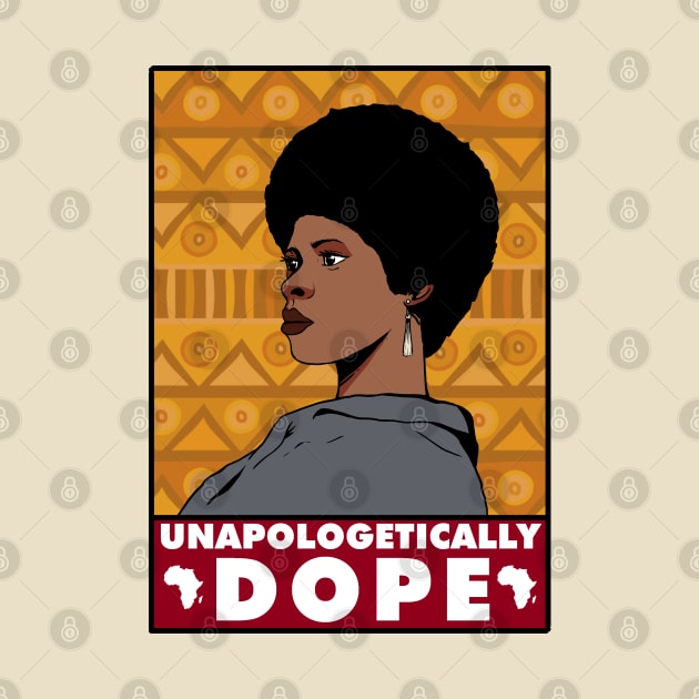 unapologetically dope Afro retro hair vintage african by A Comic Wizard