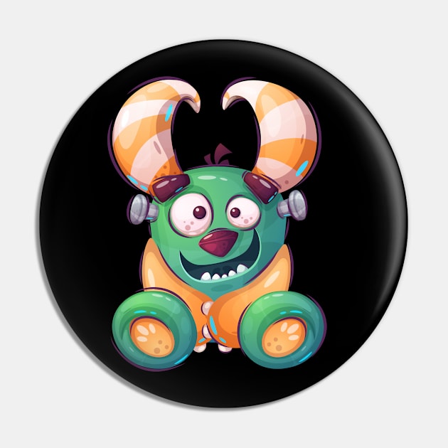 Monster Excitement Pin by Loganferret