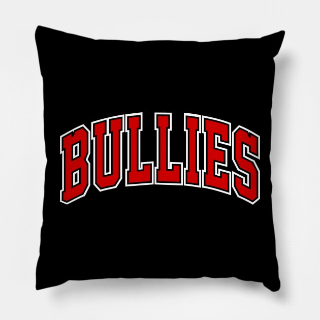 Bullies Red Letter Pillow by Bullies Brand