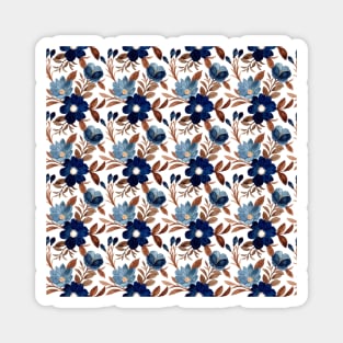 Flower Watercolour Pattern Magnet