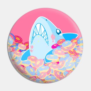 Sharks and Donuts Pin