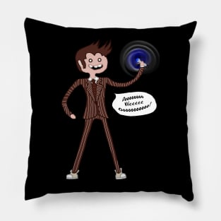 The Cute Tenth Doctor Pillow