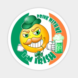 Irish smiley. Magnet