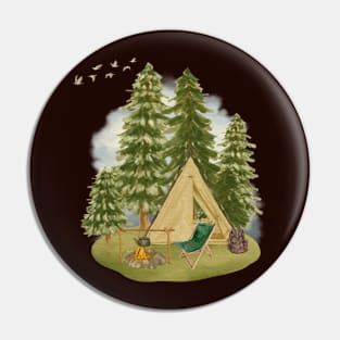 Camping Pin