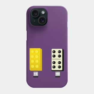 lego and domino Phone Case