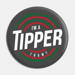 TBGWT Tipper Logo Black And Green Pin