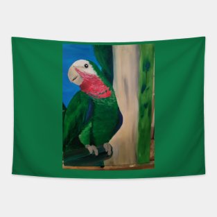 Bahama Green Parrot Tapestry