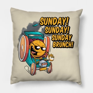 Sunday! Sunday! Sunday Brunch! Pillow