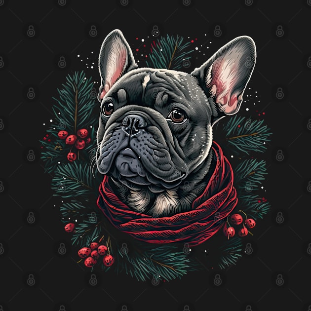 French Bulldog Christmas by JayD World