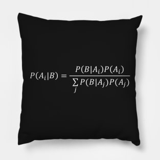 Bayes Theorem Of Probability Theory - Extended Form Pillow