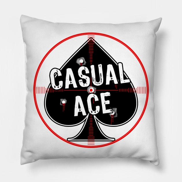 Casual Ace Pillow by Roufxis