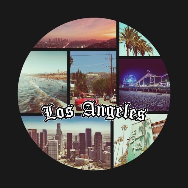 Los Angeles California Vintage by Radarek_Design