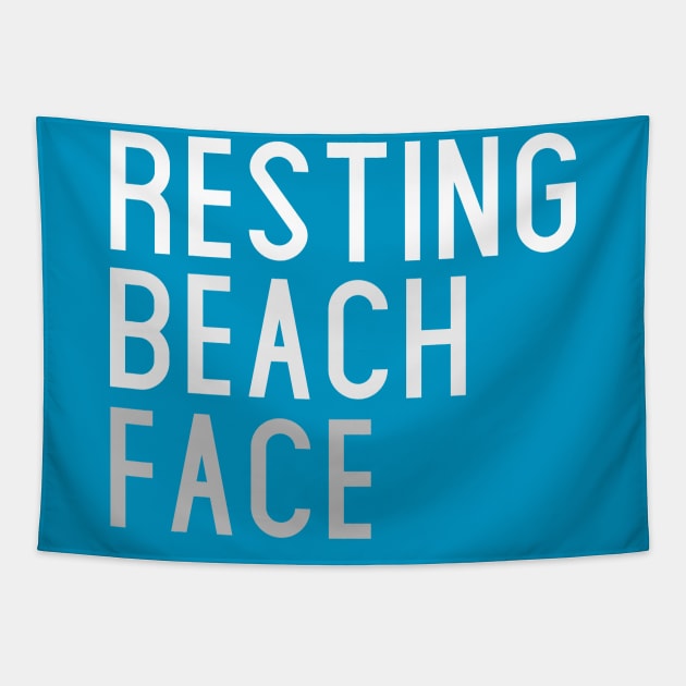 Resting Beach Face Tapestry by MelissaJoyCreative