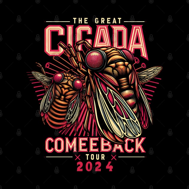 The Cicada Reunion U.S Tour 2024 Cicada Concert Fest Lover by click2print