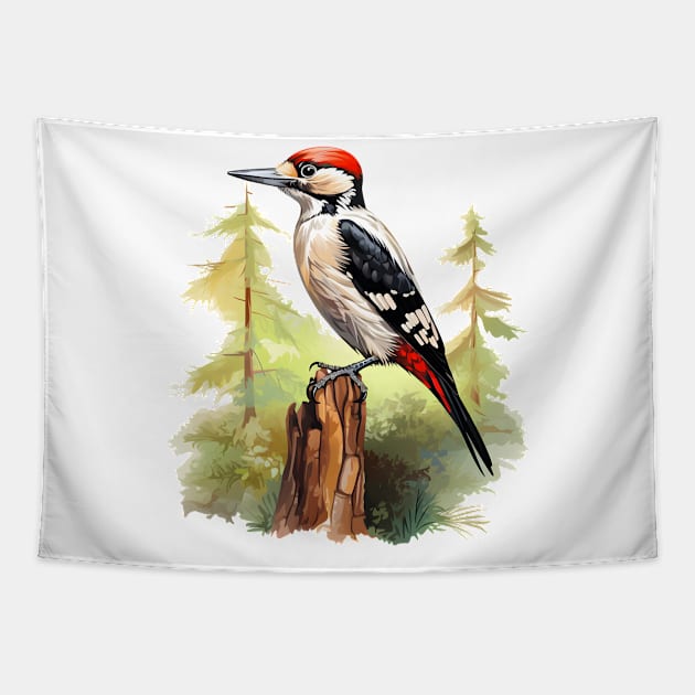 Woodpecker Tapestry by zooleisurelife