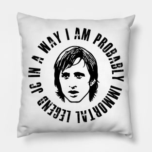 Johan Cruyff, Famous Dutch Soccer Player Pillow