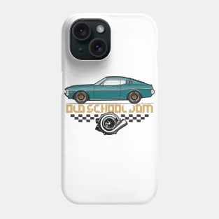 old school teal Phone Case