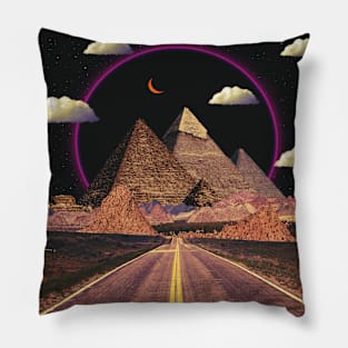 Trippy Road Pillow