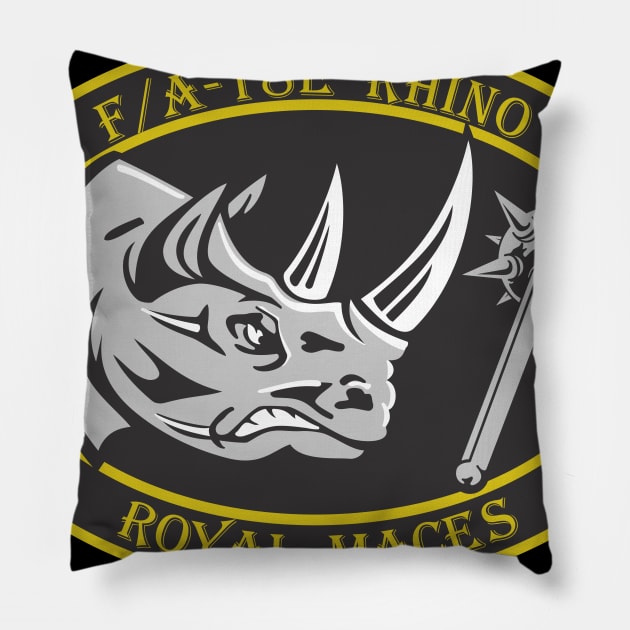 VFA-27 Royal Maces - Rhino Pillow by MBK