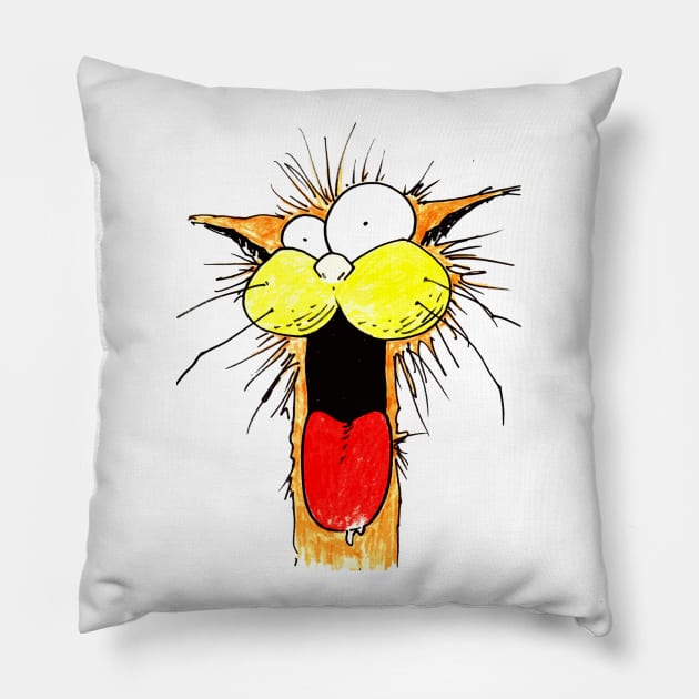 Ack! Pillow by dowtij