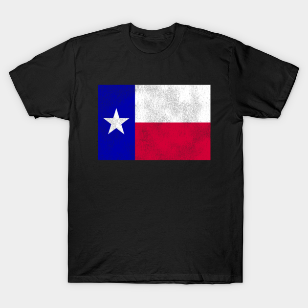 State of Texas Flag Red White Blue Distressed - Texas Flag - T-Shirt ...