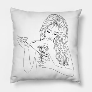 Healing Girl Pillow