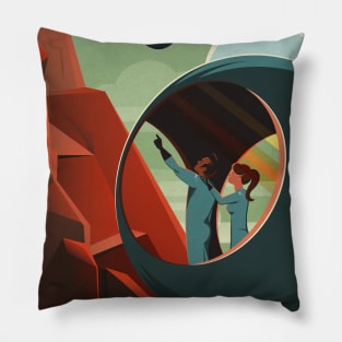 Mars Melas Basin Pillow