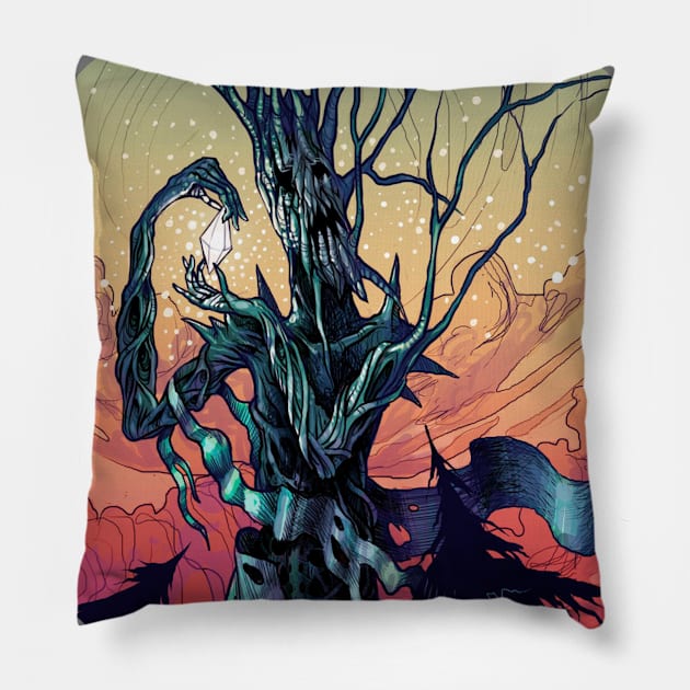 Forest spirit Pillow by thaadox