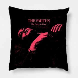 The Queen Is Dead Magenta Pillow