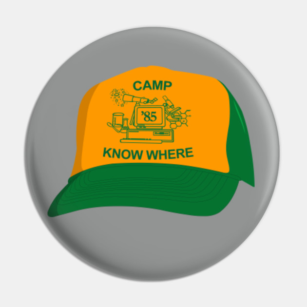 Camp Know Where Stranger Things Pin Teepublic