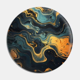 Stylized Liquid Stone Surface Pin