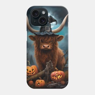 Trick Or treat - Highland Cow Phone Case