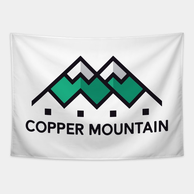 Copper Mountain Colorado Ski Badge Sticker snow Tapestry by gurvindersohi3